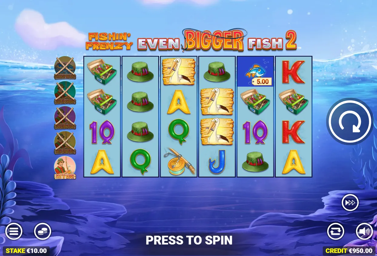 Fishin' Frenzy Even Bigger Fish 2 demo